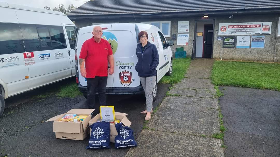 highwood care home donates to East-The-Water Community Pantry